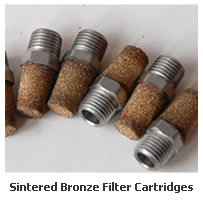 Sintered Bronze Filter Cartridges